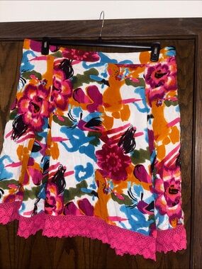 Boca Bay Vintage Floral Skirt size XXL